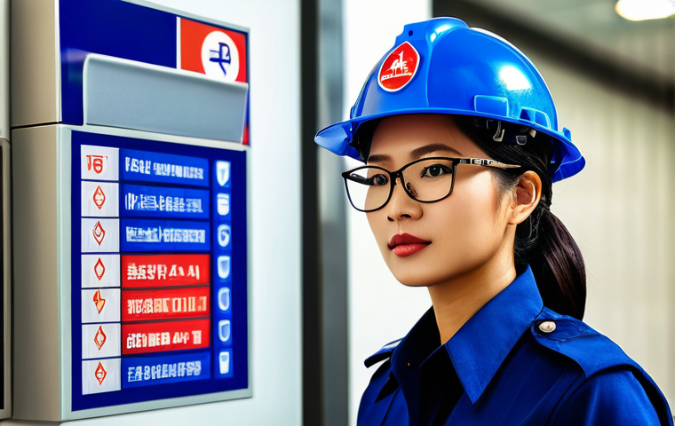 화재안전관리기술자의 주요 직무 분석 및 개선 - **Prompt:** "A highly professional and diligent female Thai Safety Officer, in her early 30s, wearin...