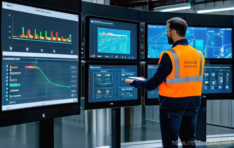 화재안전관리기술자 이직 성공 사례 - **Prompt 1: Digital Transformation in Workplace Safety**
    "A confident male safety expert in his ...