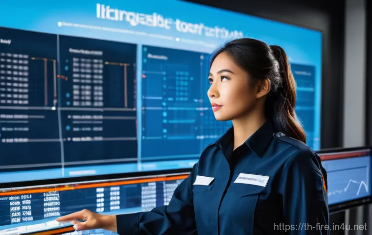 화재안전관리 직무에서의 목표 설정과 달성 - **Prompt 1: Strategic Fire Safety Planning with SMART Goals**
    A highly detailed, realistic image...