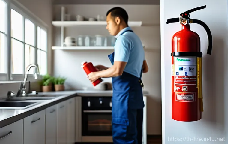 화재안전관리 실무와 관련된 최신 기술 - **Image Prompt: Smart AI Fire Detection in a Modern Home**
    A realistic, well-lit, and clean imag...