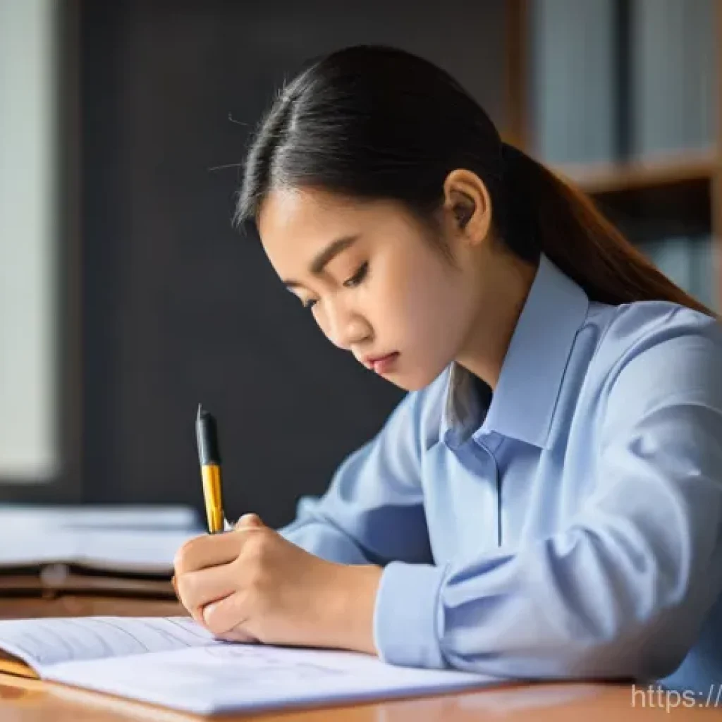 화재안전관리 기술자 중점 과목 학습법 - **Prompt 1: Dedicated Study of Fire Safety Regulations**
    A diligent young Thai woman, around 20 ...