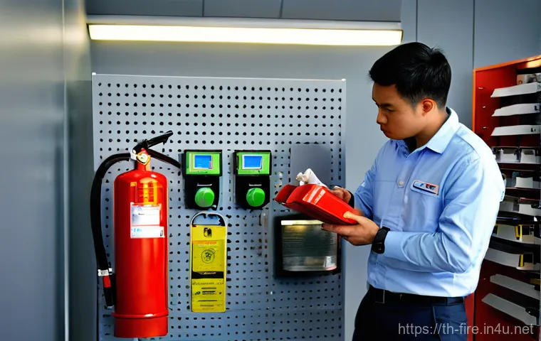 화재안전관리 기술자 중점 과목 학습법 - **Prompt 1: Dedicated Study of Fire Safety Regulations**
    A diligent young Thai woman, around 20 ...