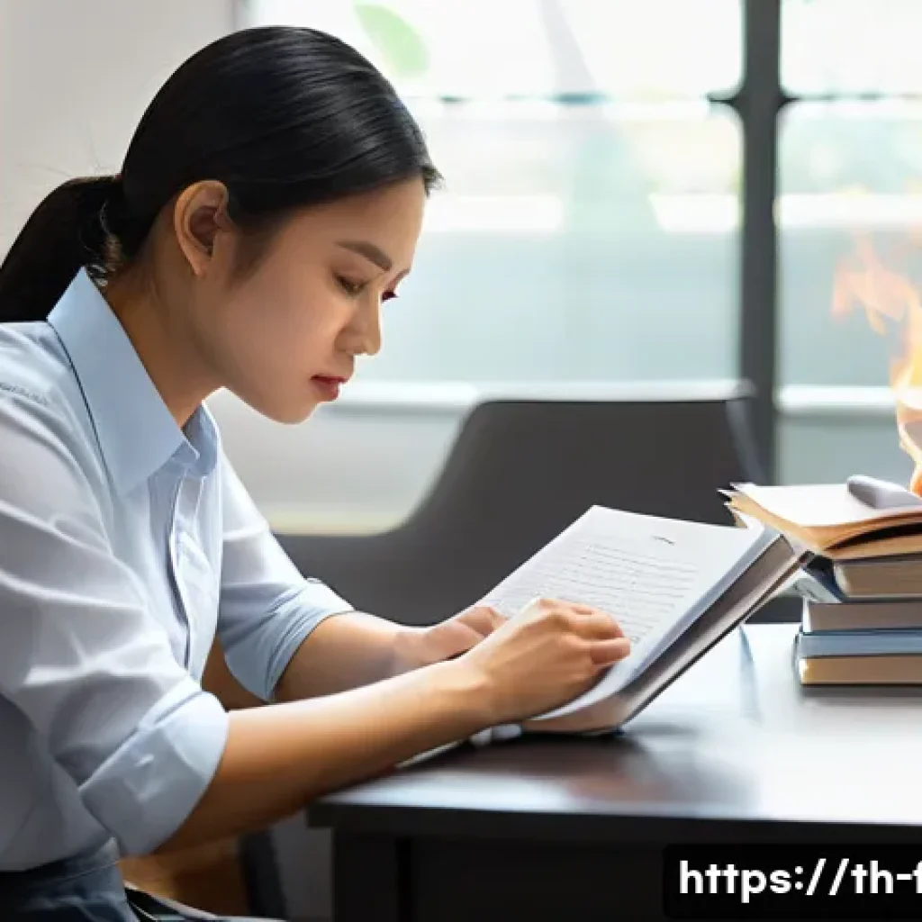 화재안전관리기술자 시험 대비 필수 문제집 - A focused and determined Thai professional in their late 20s or early 30s, gender-neutral, wearing m...