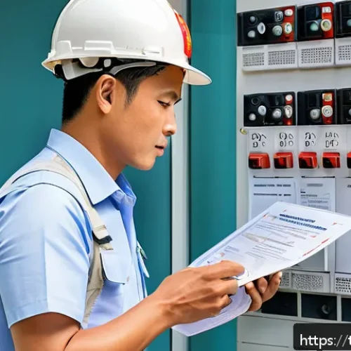 화재안전관리 자격증의 필요성과 중요성 - A modern commercial building in Bangkok, Thailand, with visible advanced fire safety systems includi...