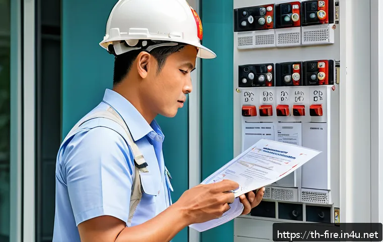 화재안전관리 자격증의 필요성과 중요성 - A modern commercial building in Bangkok, Thailand, with visible advanced fire safety systems includi...