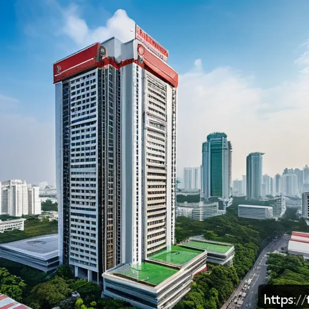 화재안전관리기술자 관련 필수 법령 요약 - A detailed cross-sectional illustration of a modern high-rise building in Bangkok showcasing compreh...